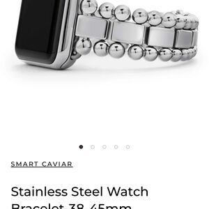 LAGOS Smart Caviar Silver Watch Bracelet